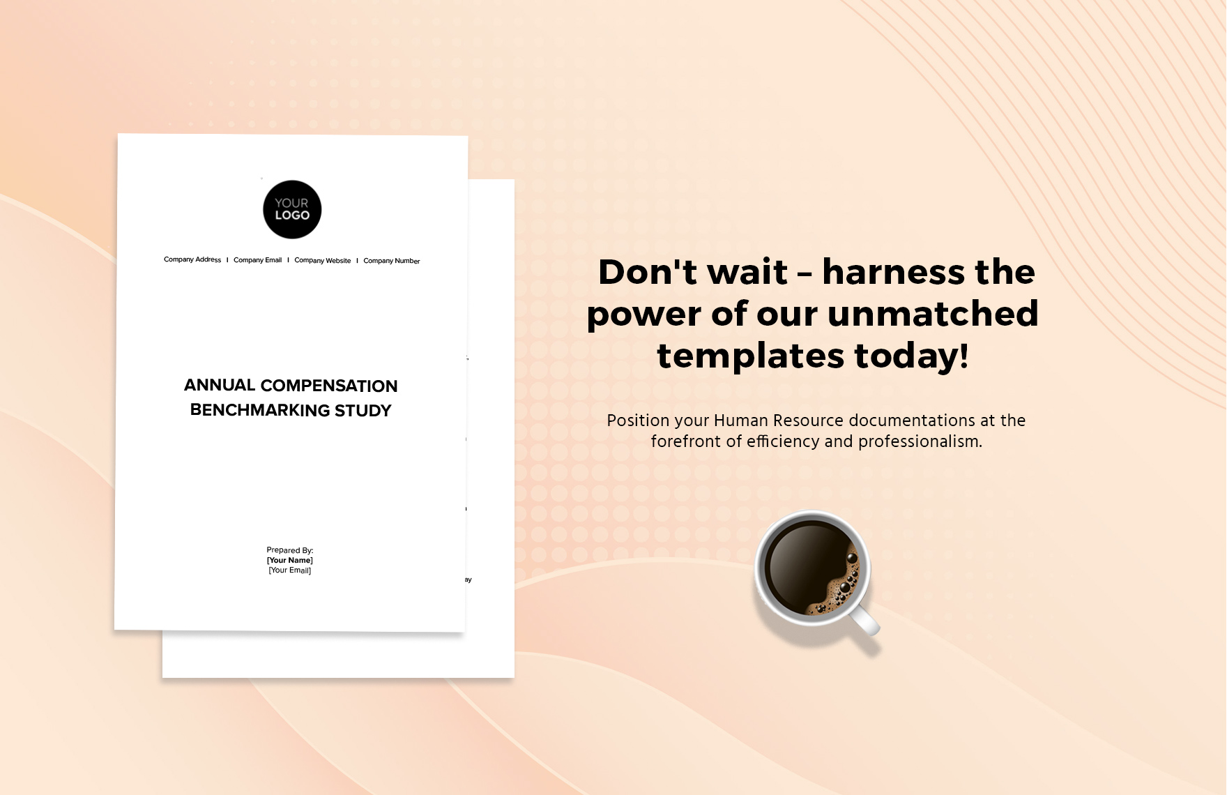 Annual Compensation Benchmarking Study HR Template