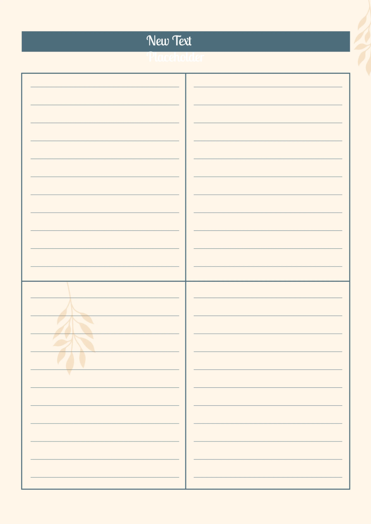 Free Aesthetic Journal Template to Edit Online