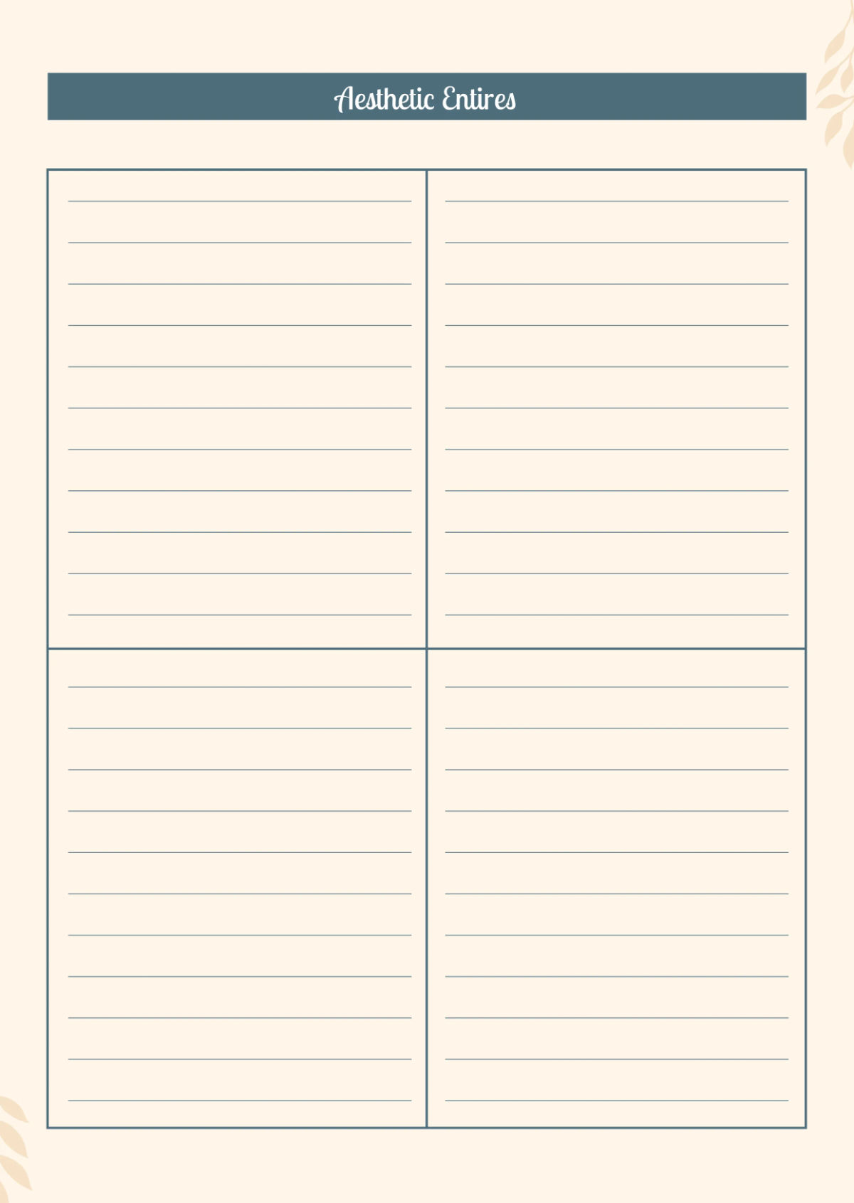 Free Aesthetic Journal Template to Edit Online