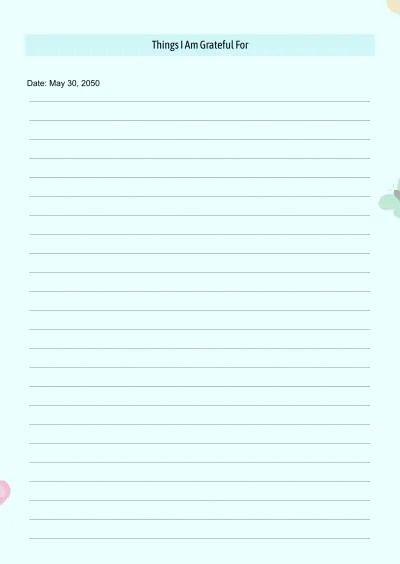 Free Cute Journal Template to Edit Online