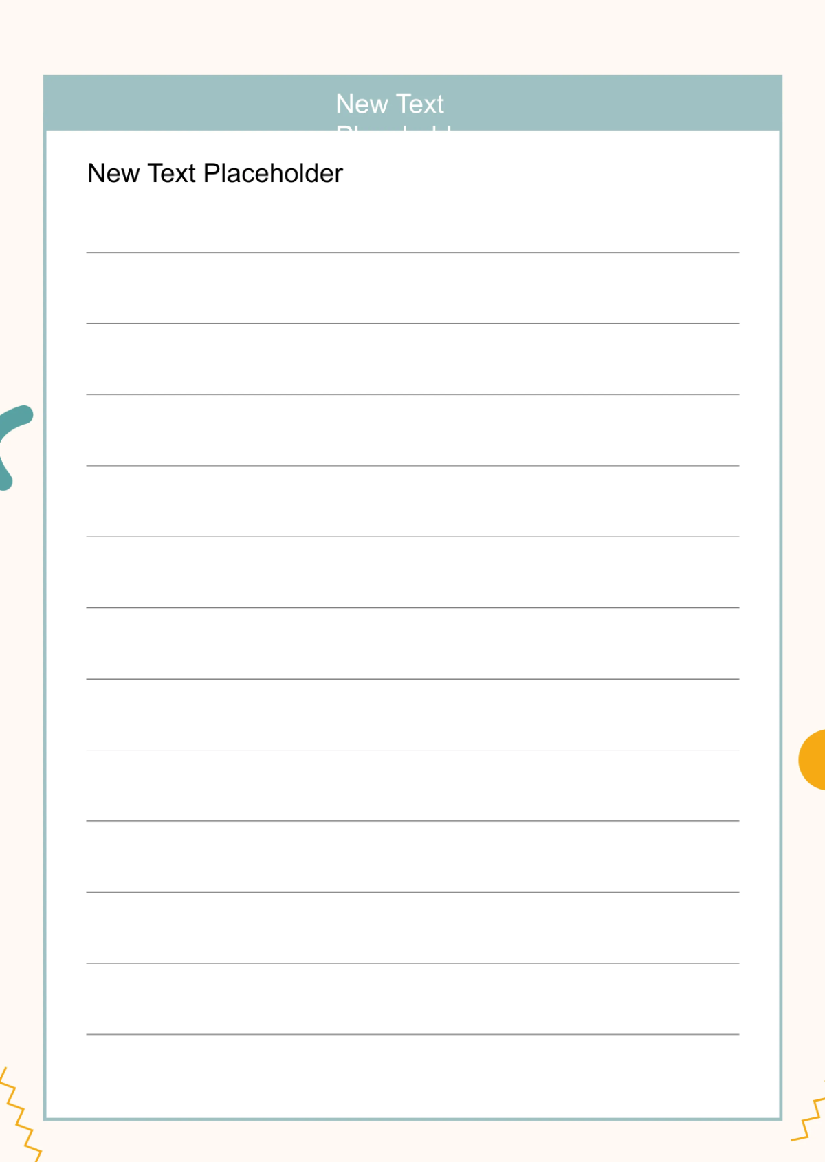 Free Tracker Journal Template to Edit Online