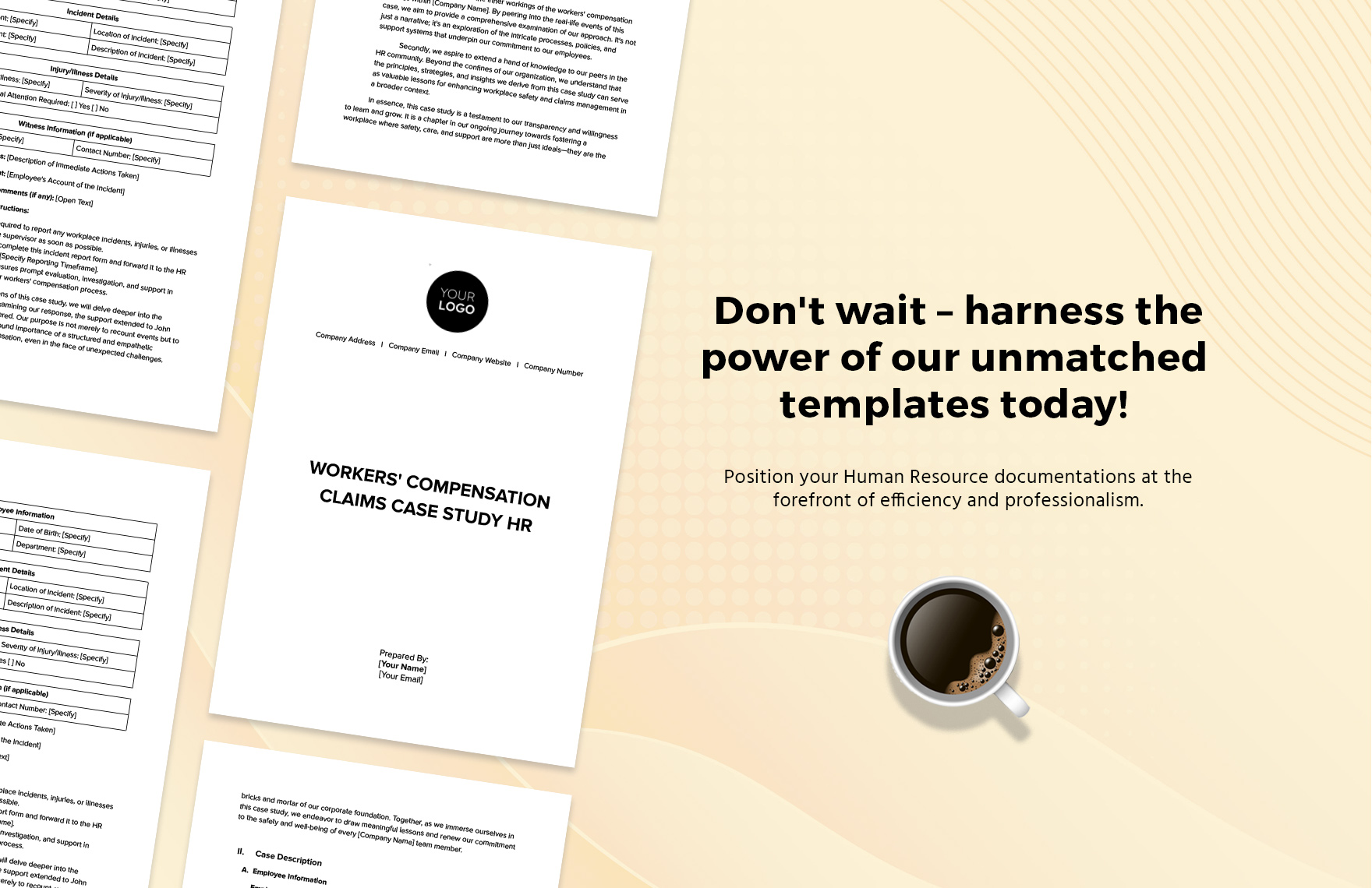Workers' Compensation Claims Case Study HR Template