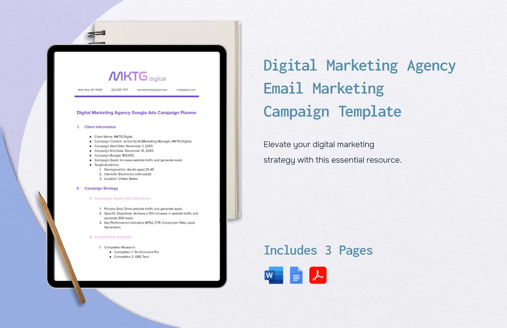 Digital Marketing Agency Email Marketing Campaign Template
