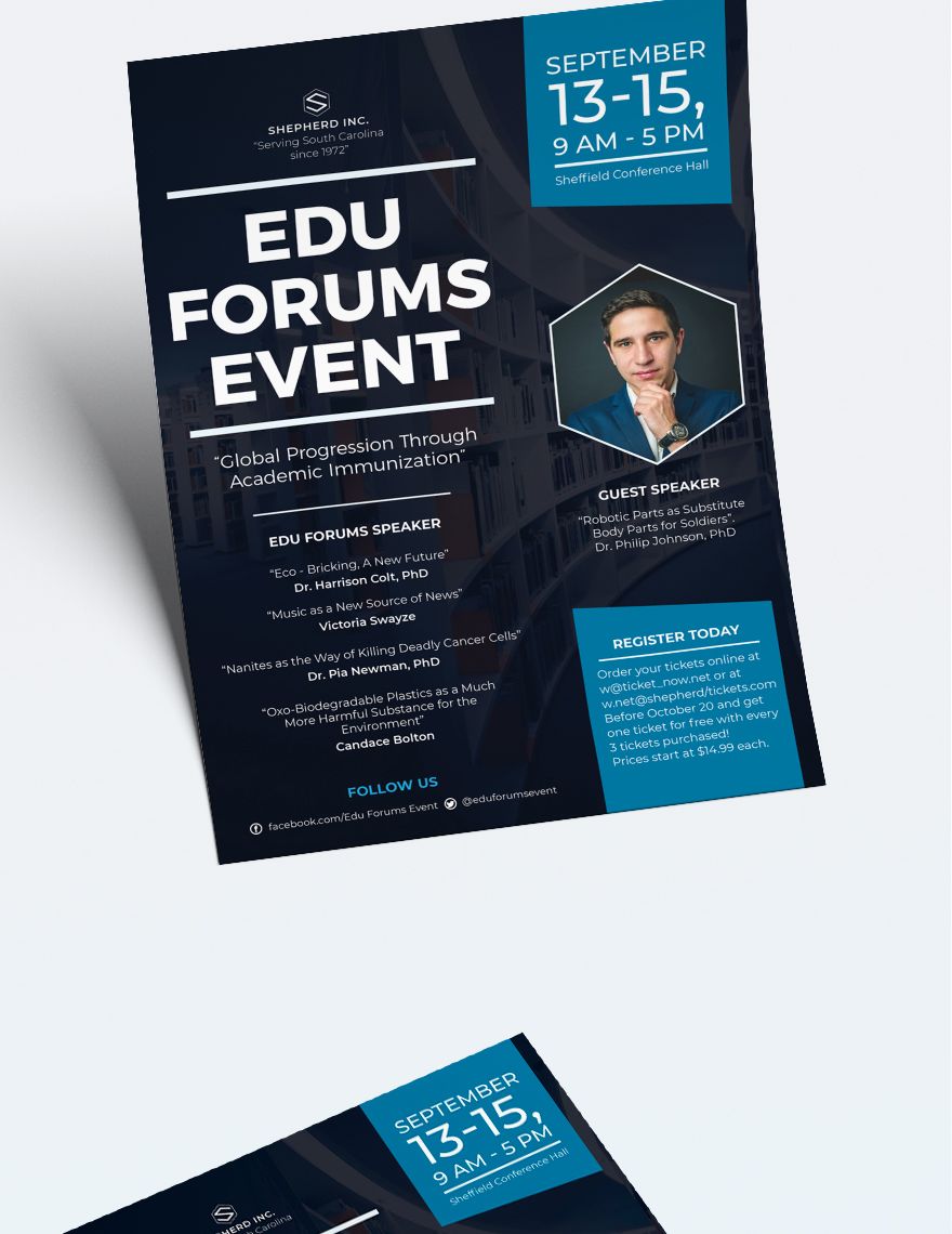 Event Advertising Flyer Template