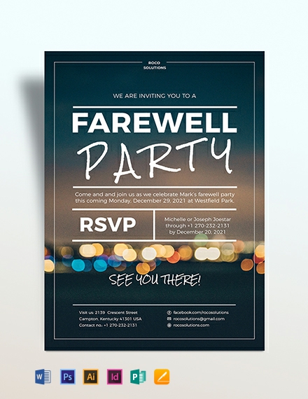 Premium PSD  Thursday night party after work flyer template