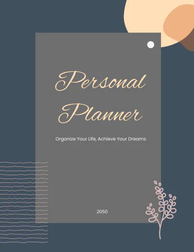 Free Personal Planner Template to Edit Online