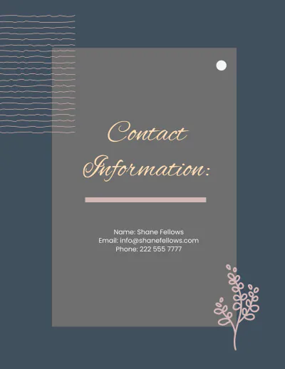 Free Personal Planner Template to Edit Online