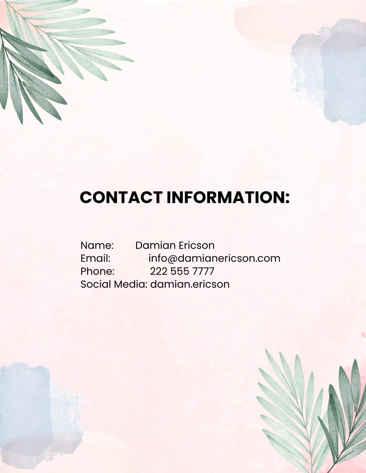 Free Creative Planner Template to Edit Online
