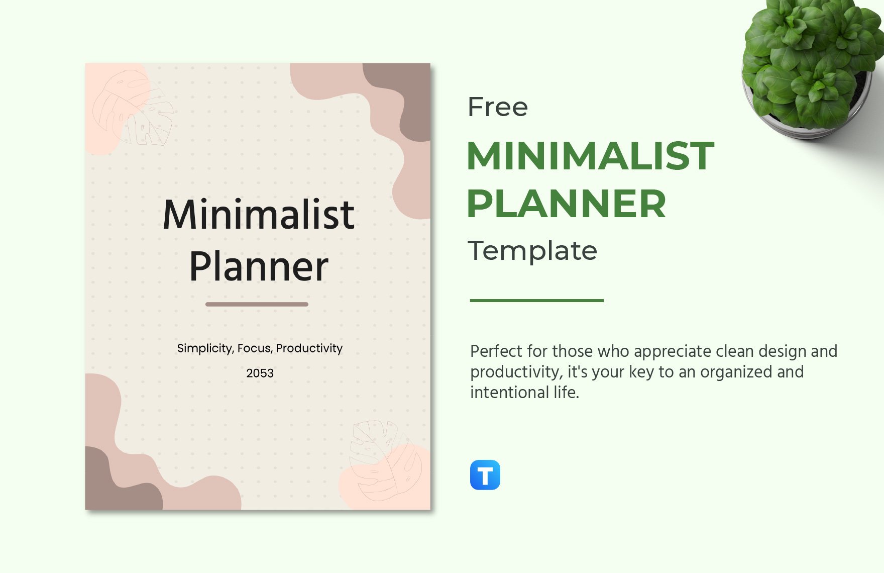Minimalist Planner Template