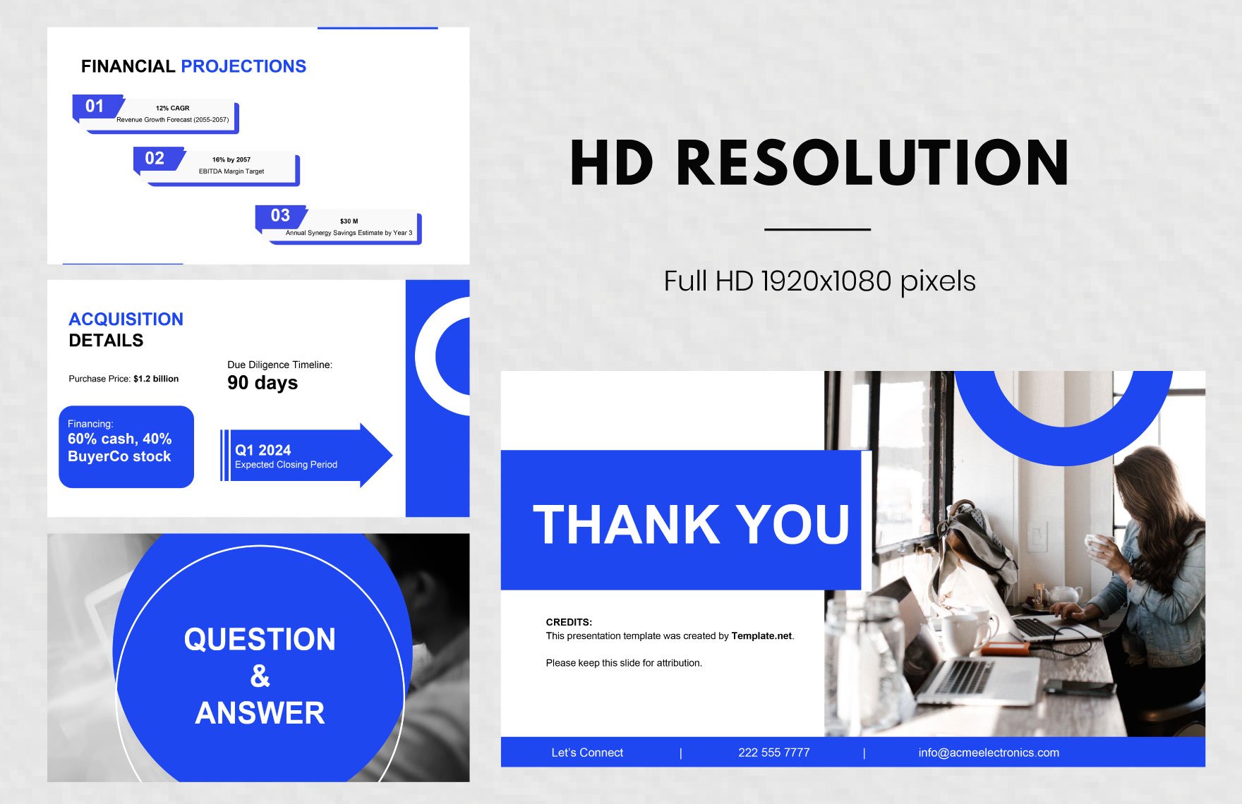 Business Sale Presentation Template in PDF PowerPoint Google Slides