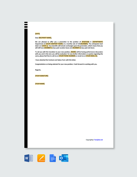 77+ FREE Offer Letter Templates [Edit & Download] | Template.net