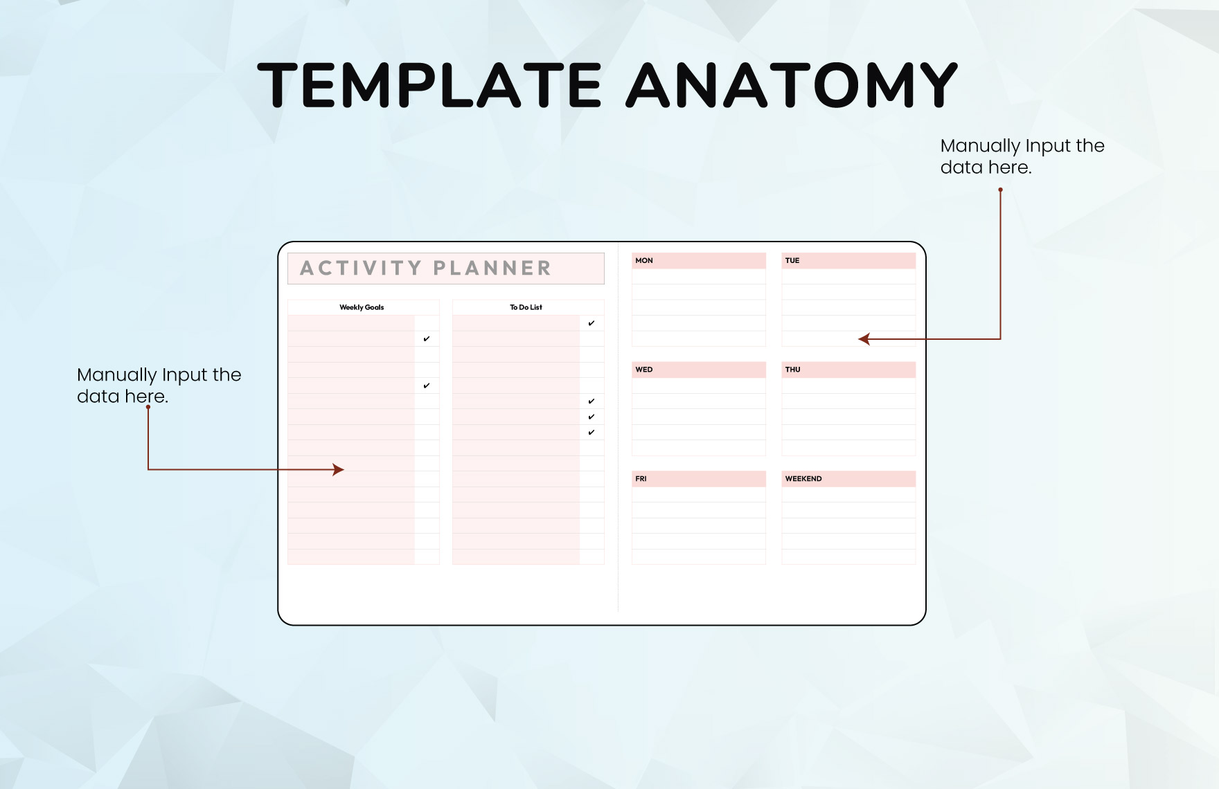 Activity Planner Template