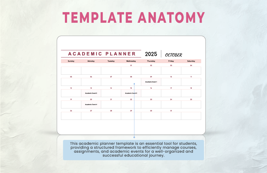 Academic Planner Template