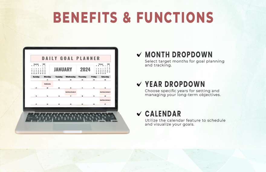 Goal Planner Template