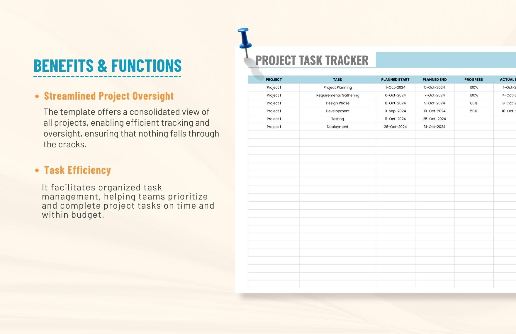 Project Tracking Template