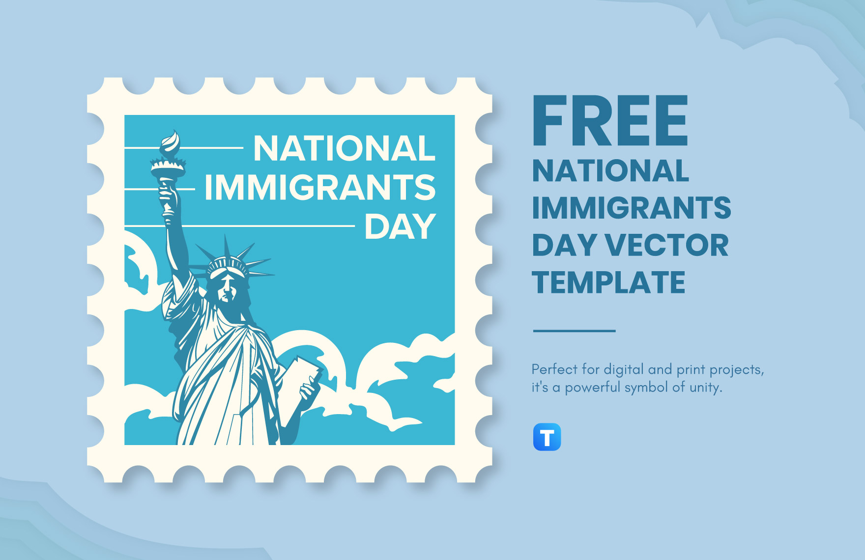 National Immigrants Day Vector Template
