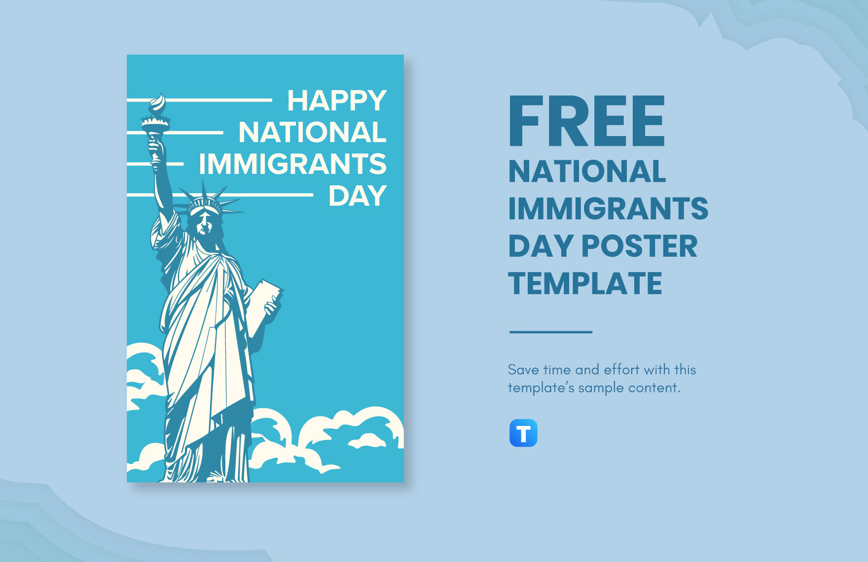 National Immigrants Day Poster Template