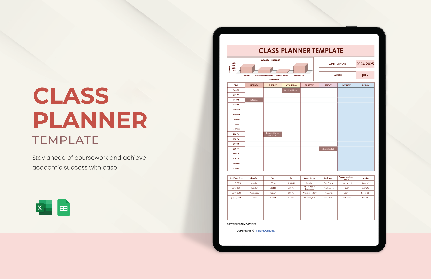 Education Spreadsheet Templates In Excel FREE Download Template