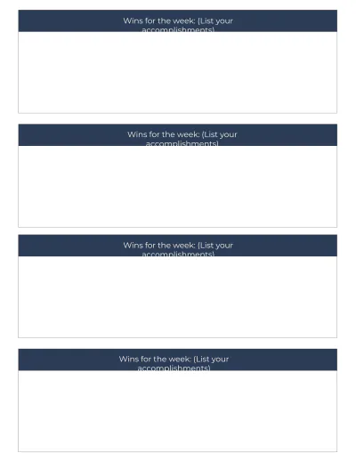 Free Weekly Planner Template to Edit Online