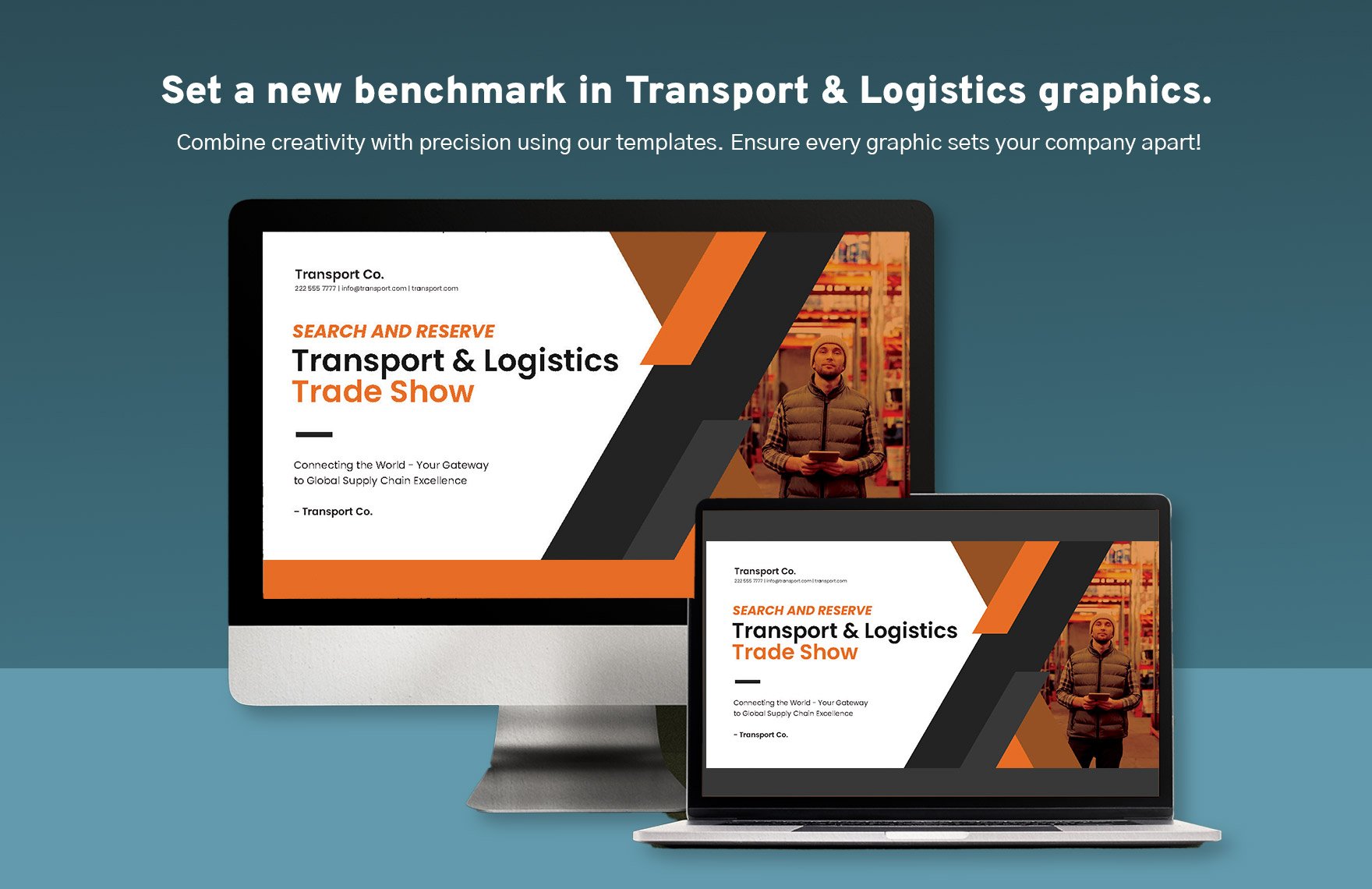 Transport and Logistics Trade Show Banner Template