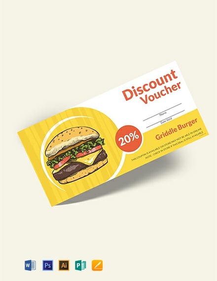 Free Fast Food Discount Voucher Template