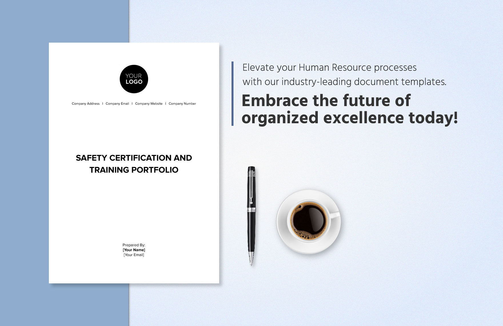 Safety Certification and Training Portfolio HR Template