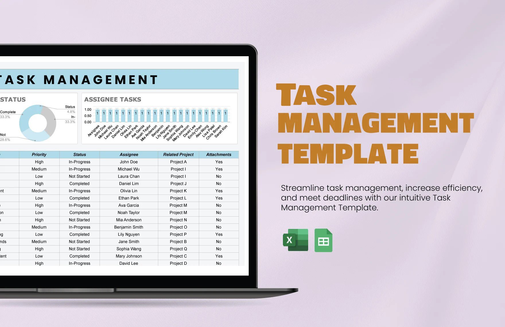 Free Task Management Template