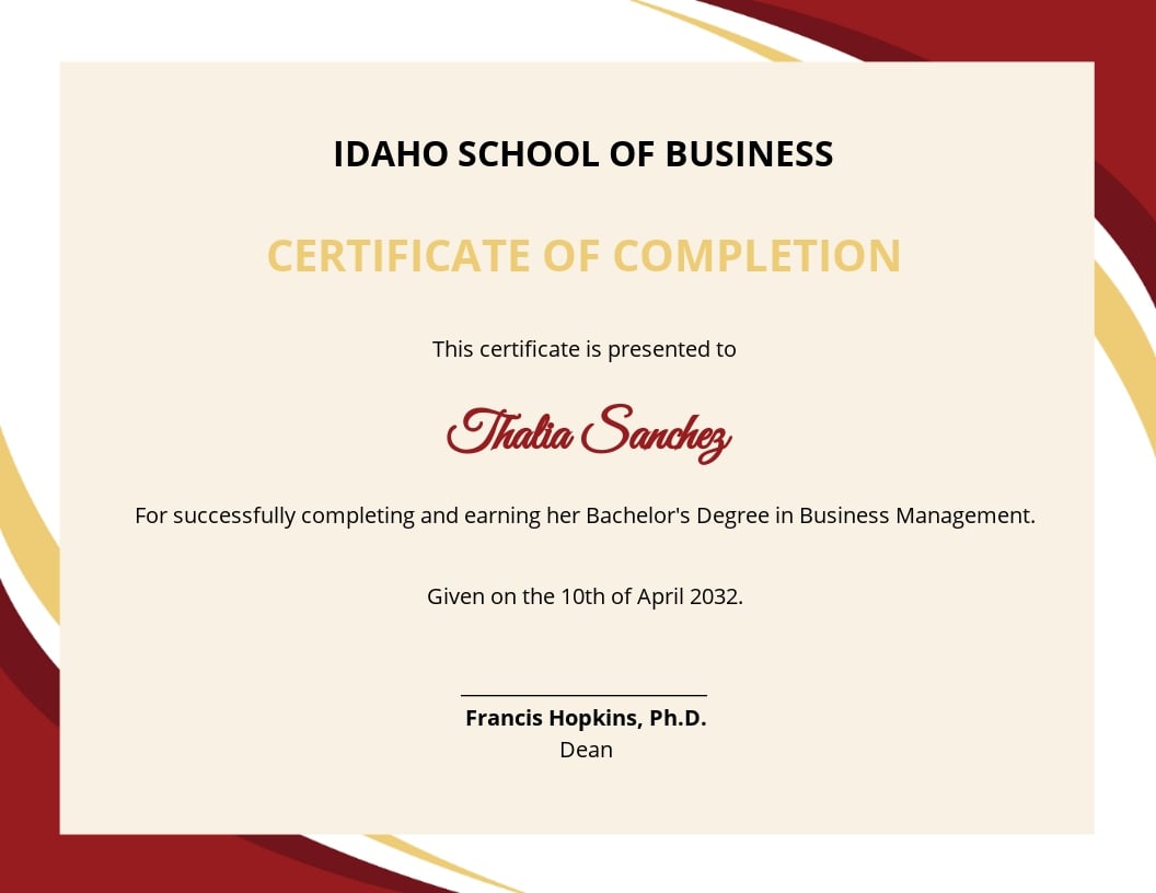Business Management Certificate Template.jpe