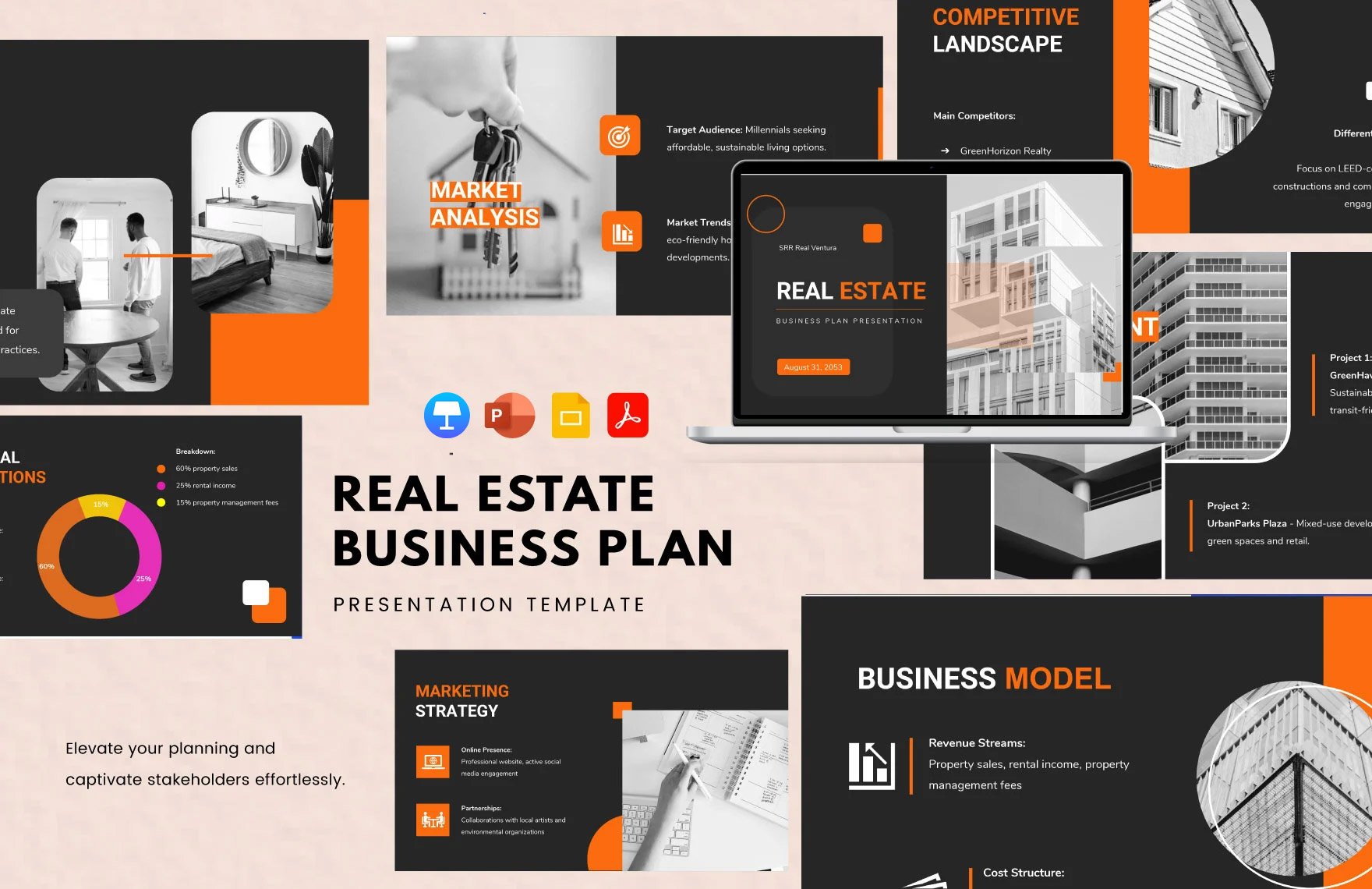 Real Estate Business Plan Presentation Template