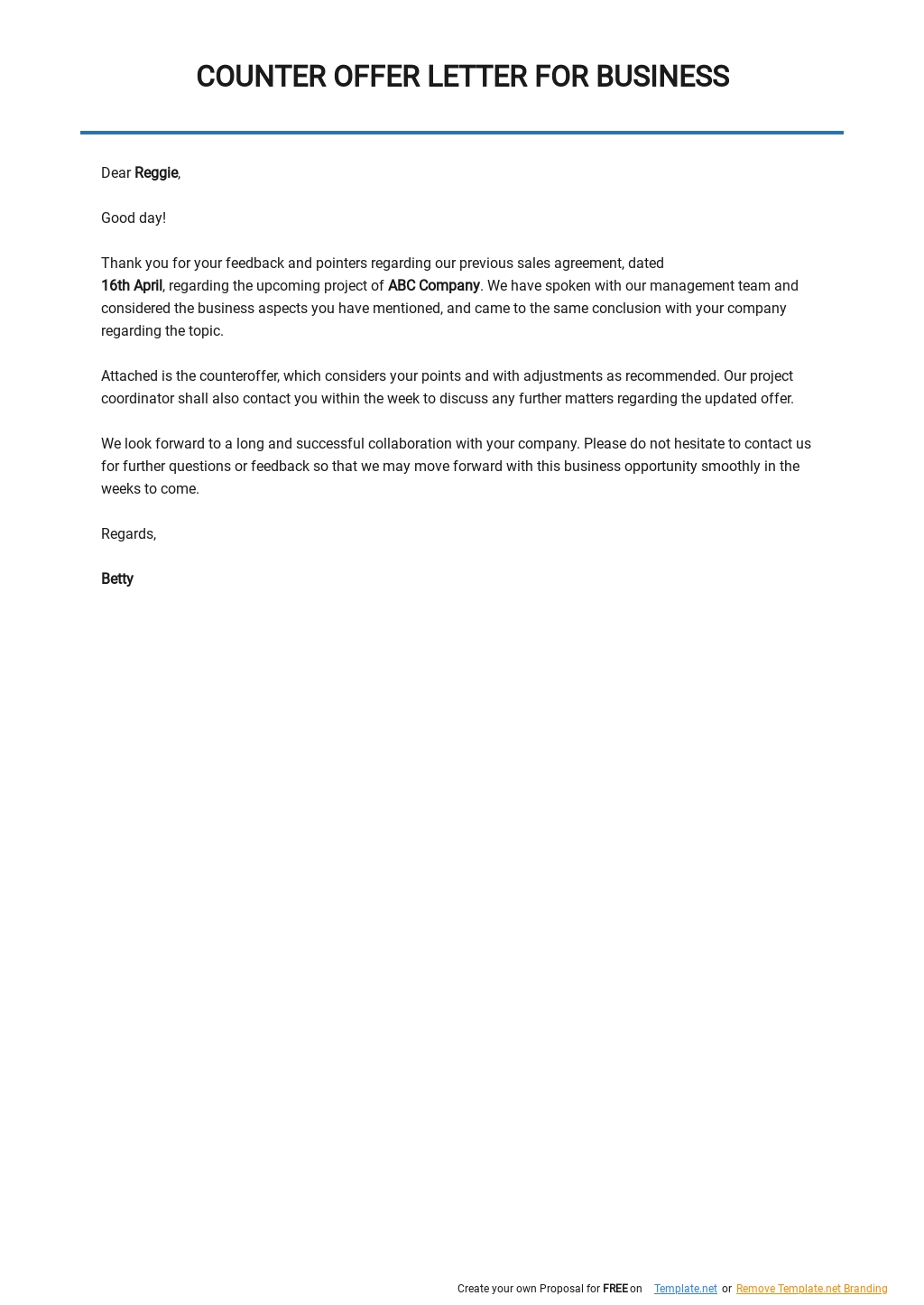 Counter Offer Letter for Business Template.jpe