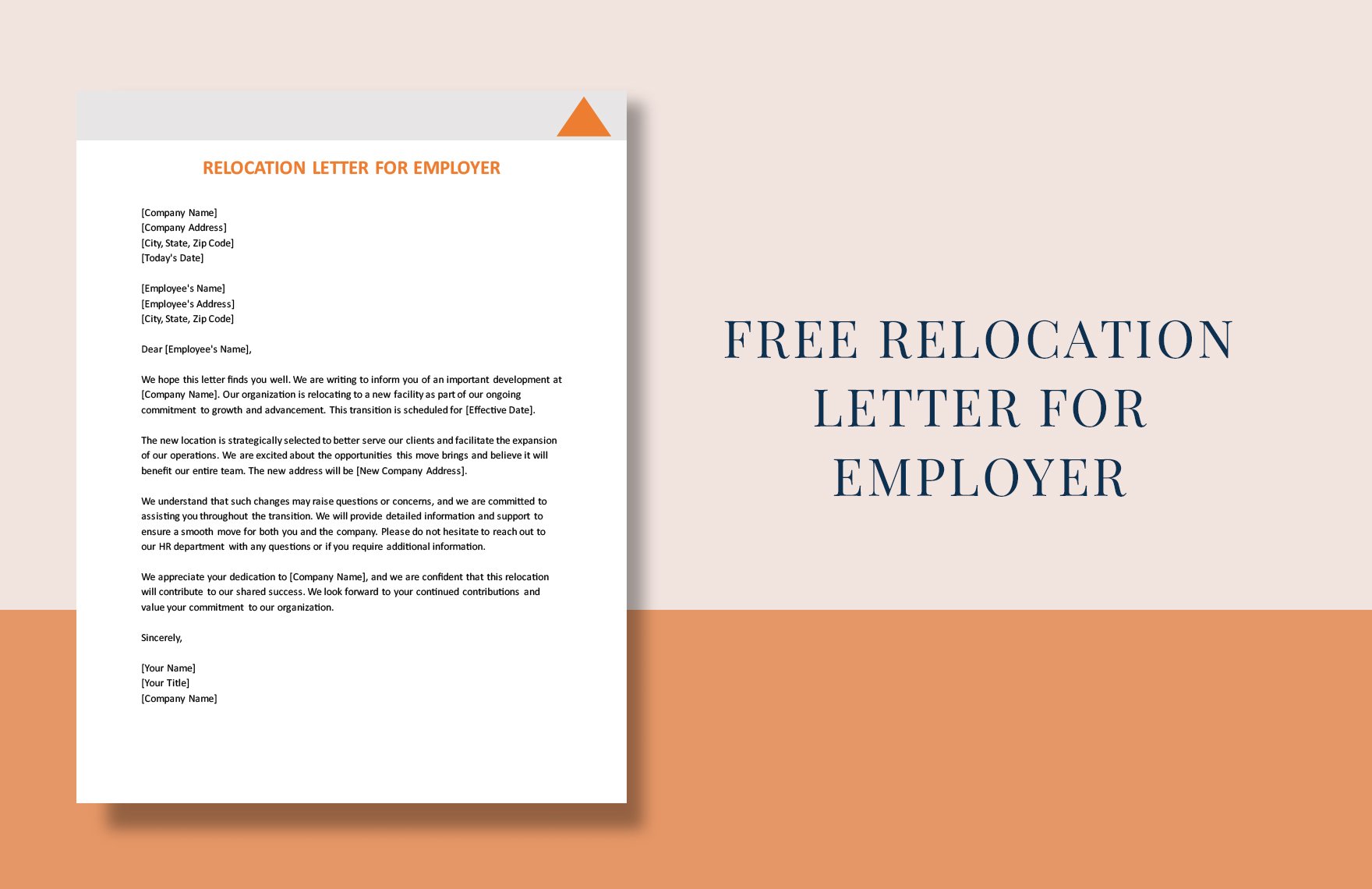 Relocation Letter For Employer