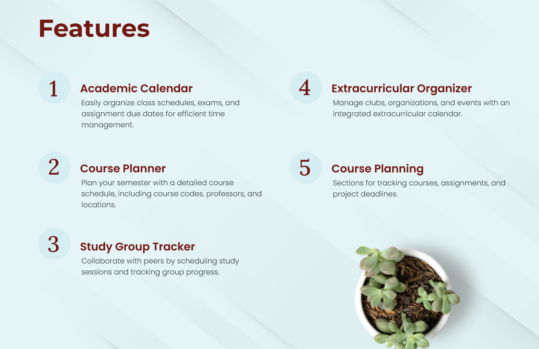 College Planner Template