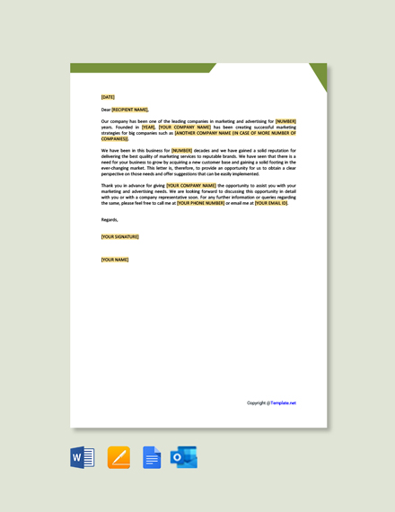 FREE Sales Proposal Letter Template - Word | Google Docs | Apple Pages