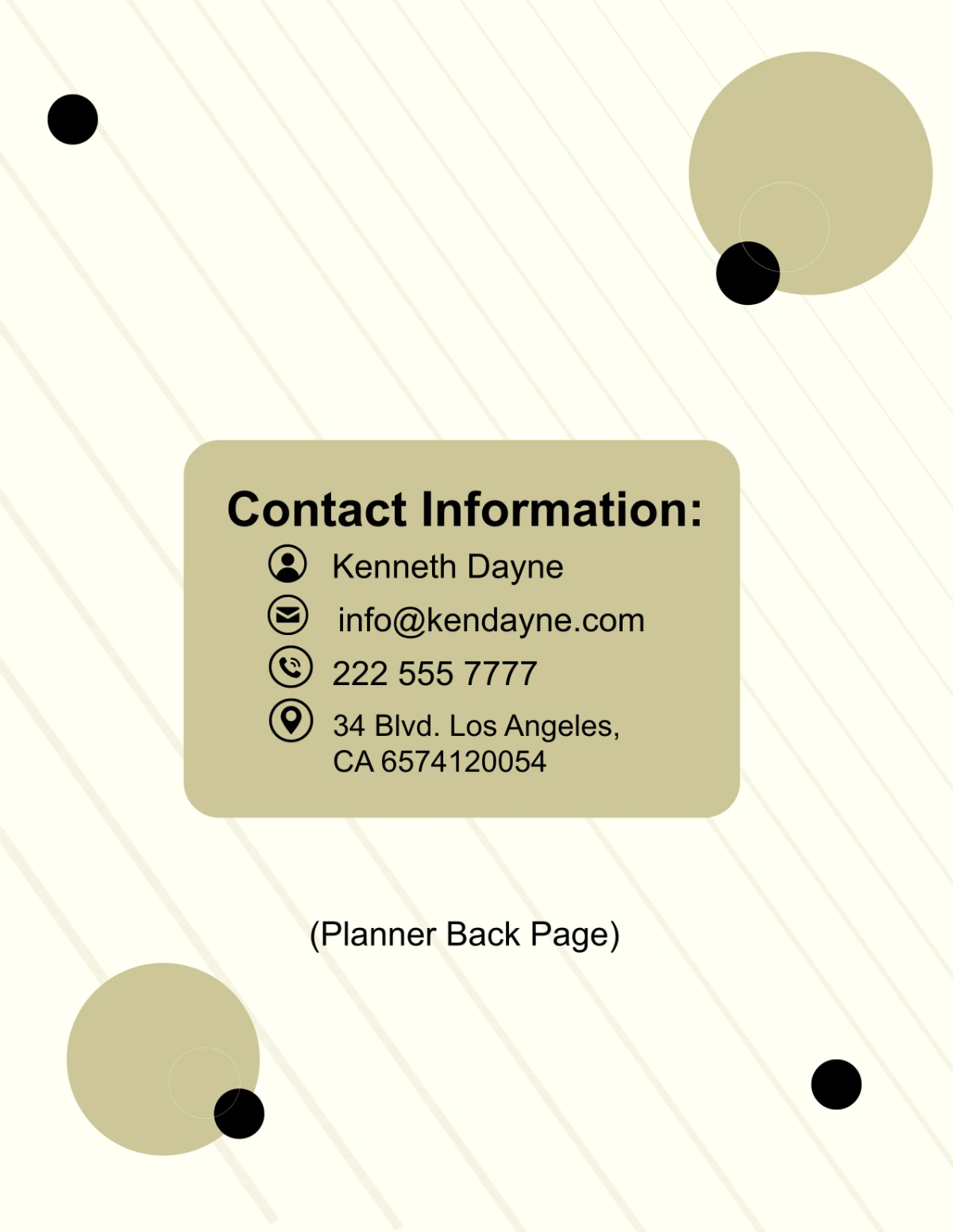 Free Monthly Planner Template to Edit Online