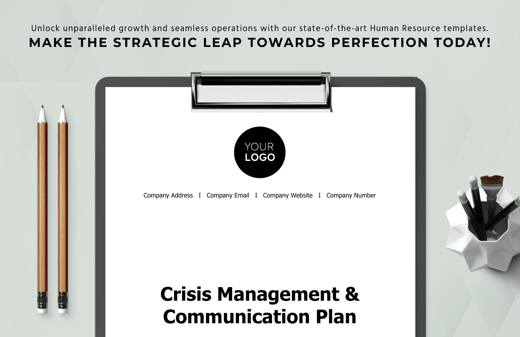 Crisis Management and Communication Plan HR Template