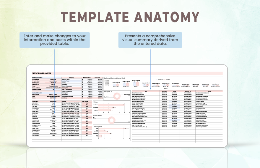 Wedding Planner Template
