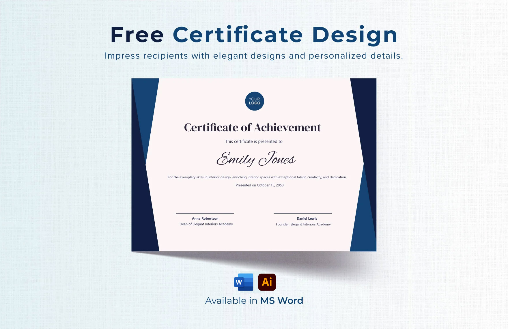 Certificate Template in Word - FREE Download | Template.net