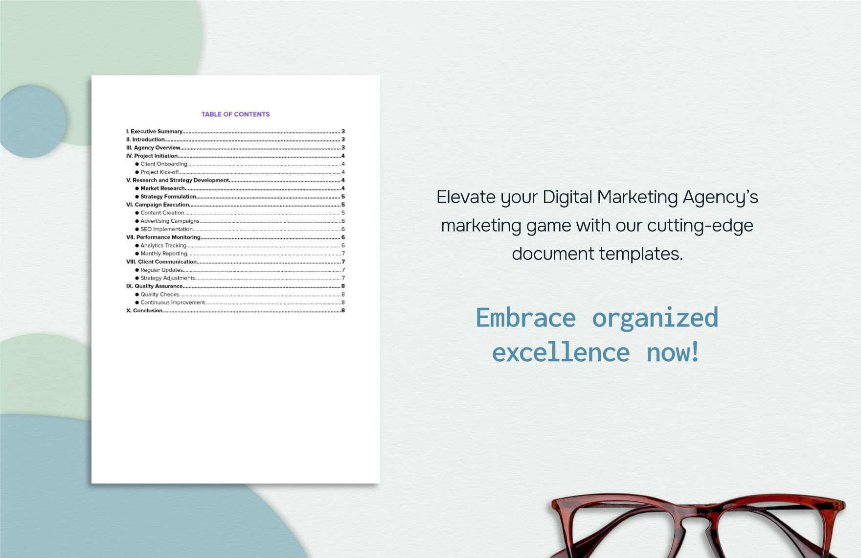 Digital Marketing Agency Internal Process Documentation Template