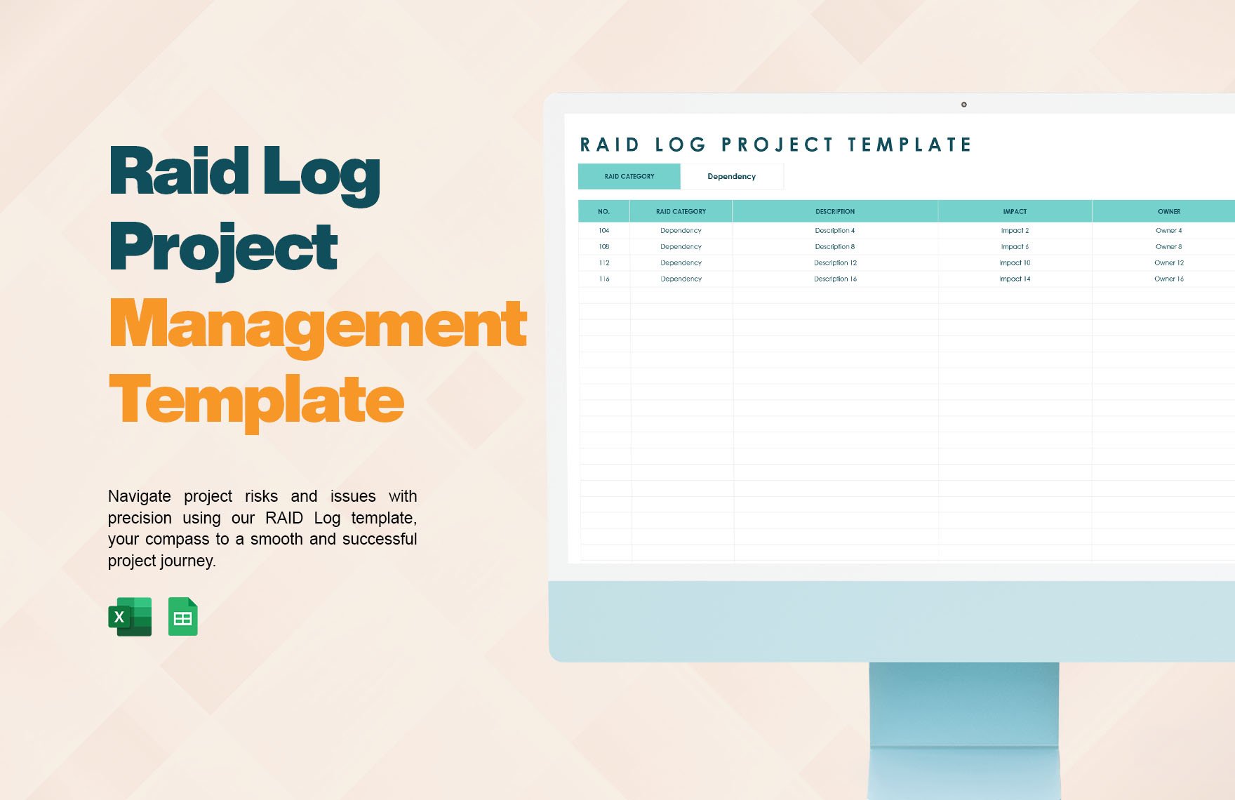 Raid Log Project Management Template
