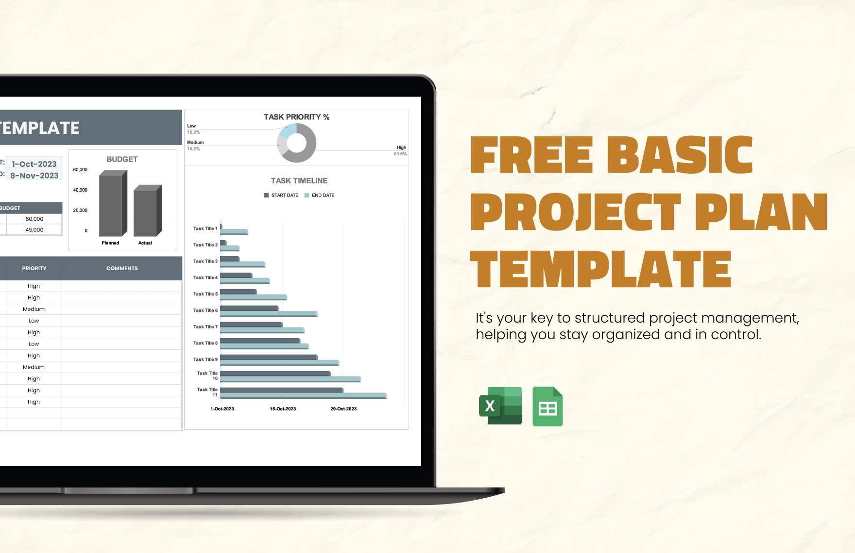 Basic Project Plan Template