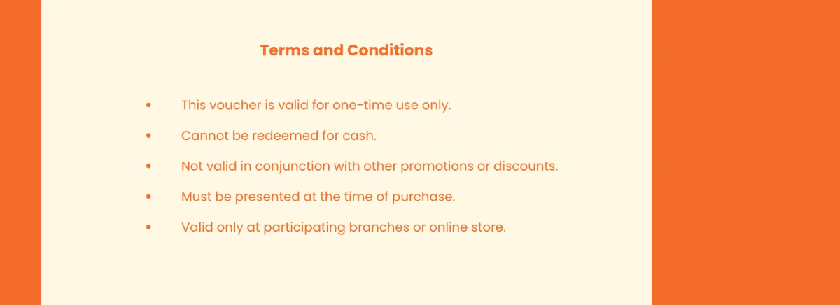 Free Printable Voucher Template to Edit Online