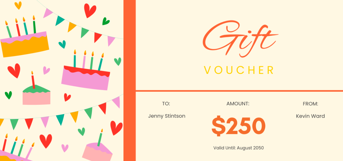 Printable Voucher Template - Edit Online & Download