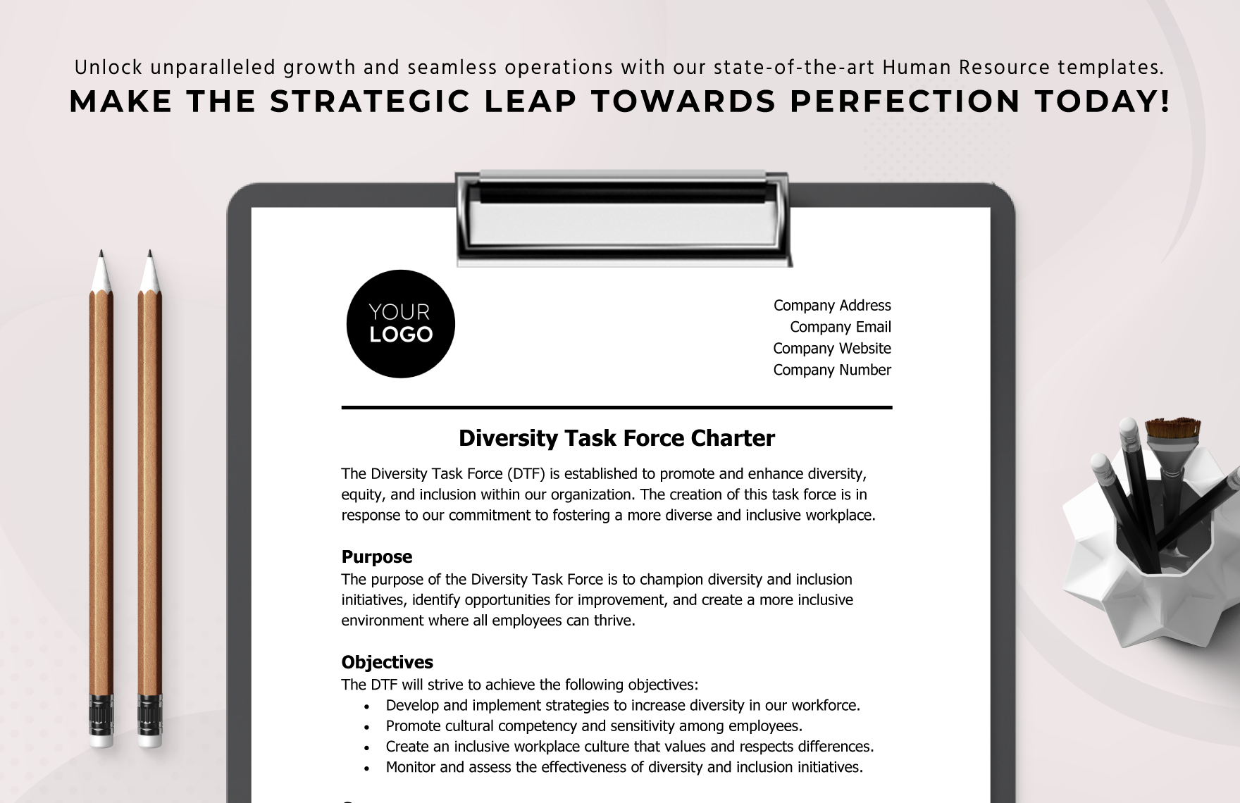 Diversity Taskforce Charter HR Template