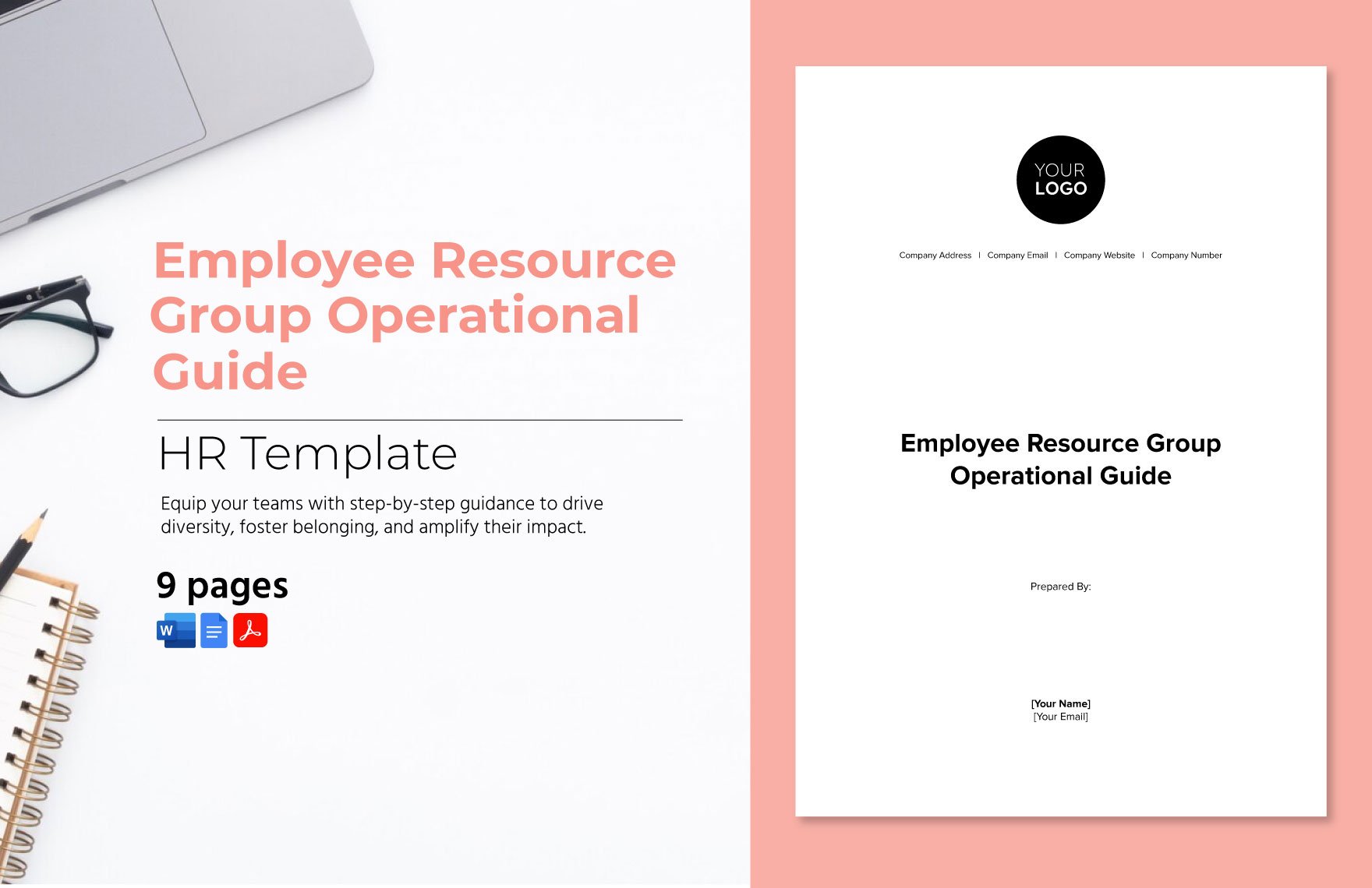 Employee Resource Group Operational Guide HR Template in Word, Google Docs, PDF