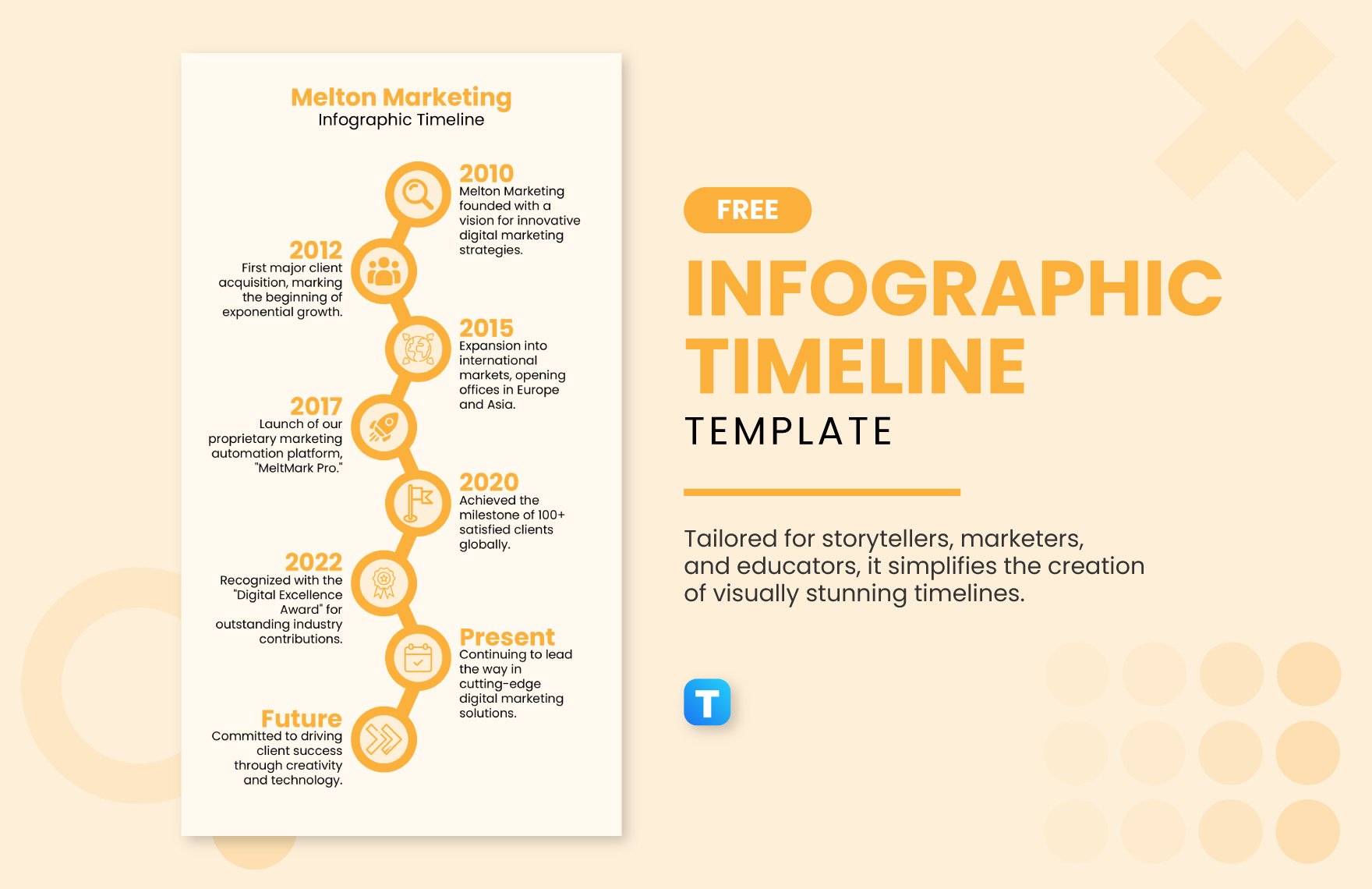 Infographic Timeline Template