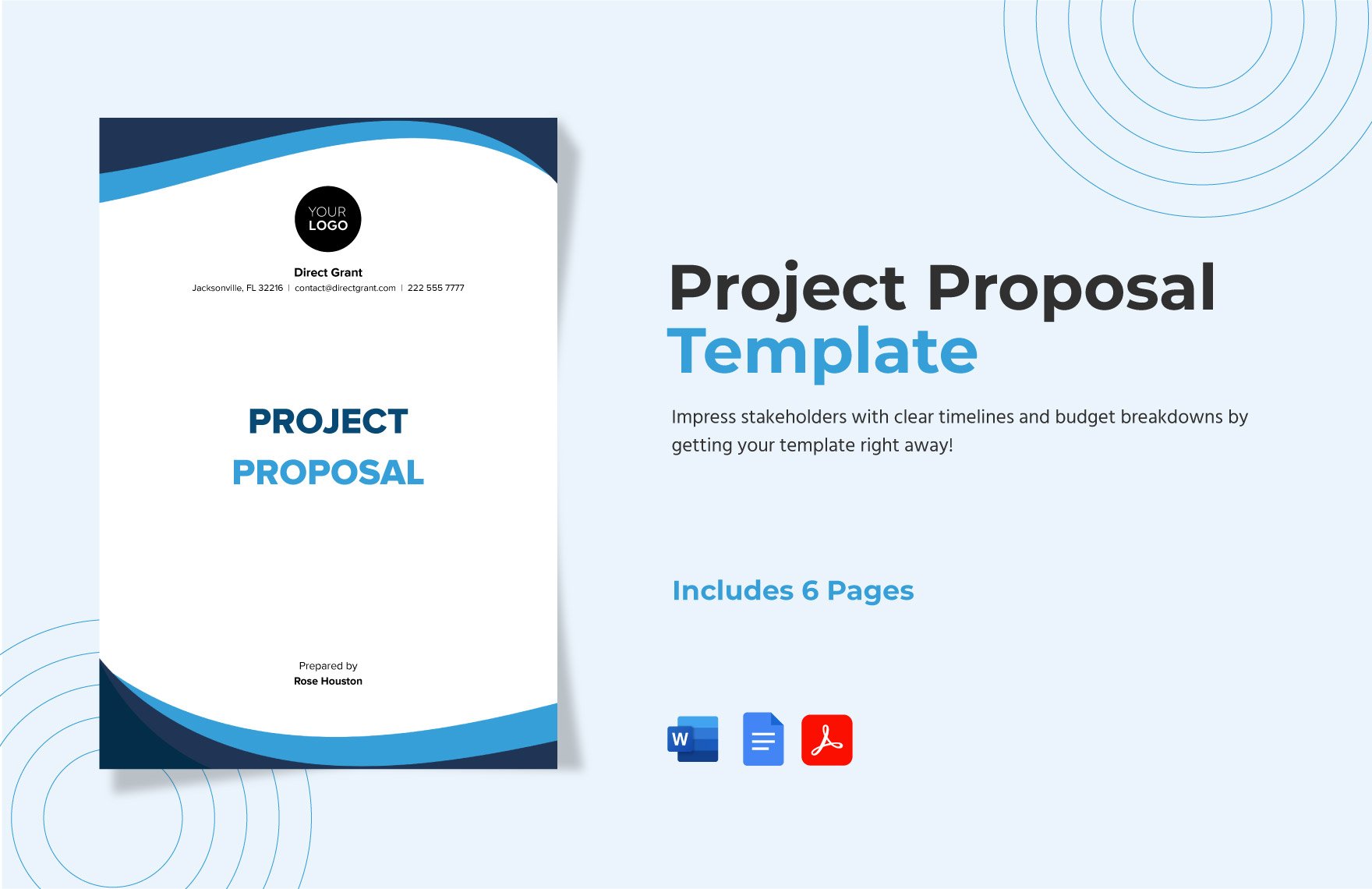 Free Project Proposal Template in Word, Google Docs, PDF