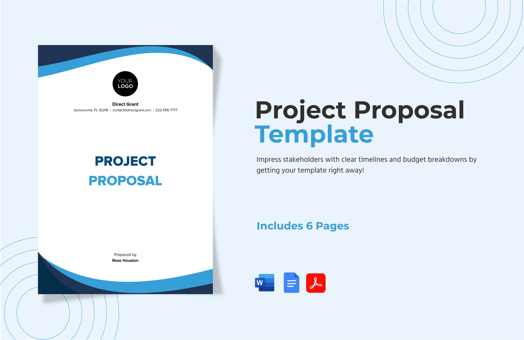 Project Proposal Template in Google Docs, PDF, Word - Download | Template.net