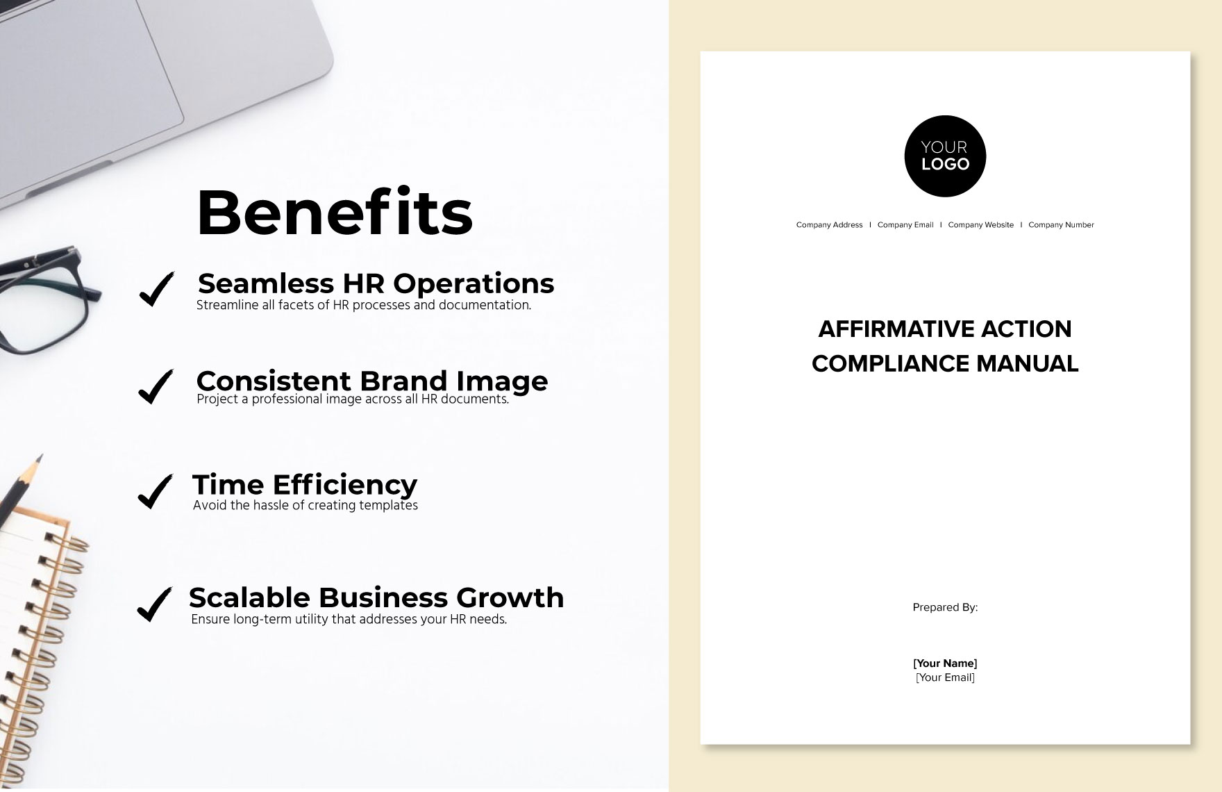Affirmative Action Compliance Manual HR Template