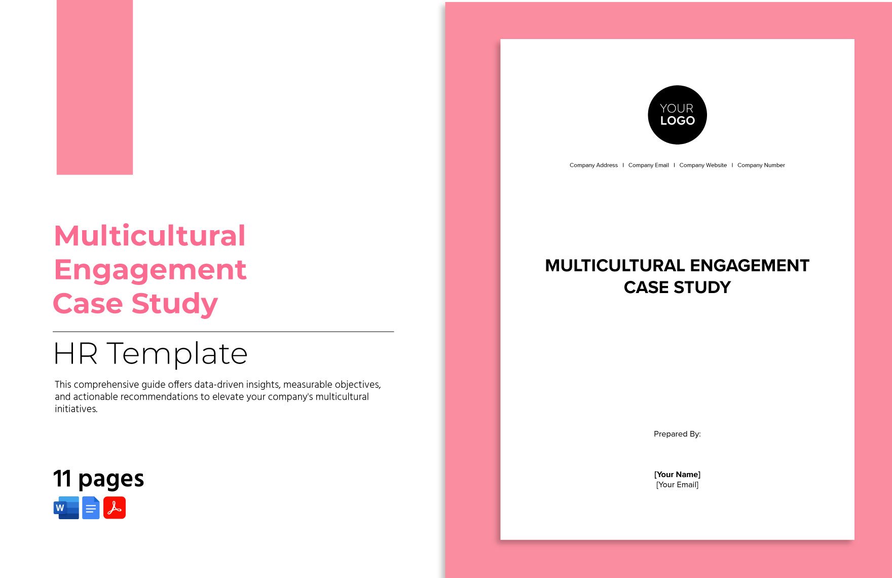 Multicultural Engagement Case Study HR Template in Word, Google Docs, PDF