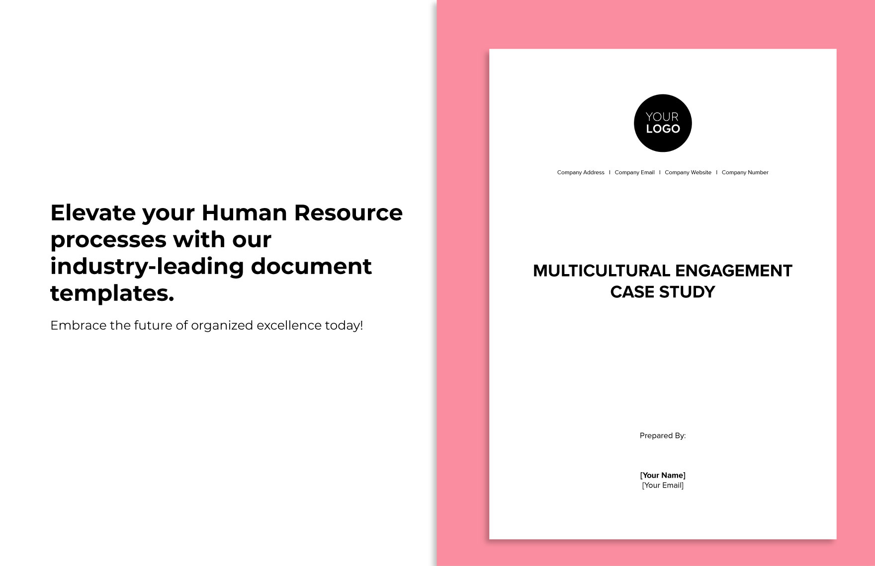 Multicultural Engagement Case Study HR Template